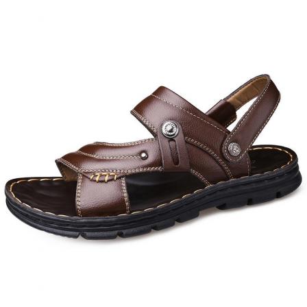 mens leather sandals shop