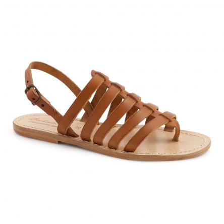 Brown leather sandals Wholesale Supplier