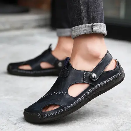 Purchase Men Leather Outdoor Sandals