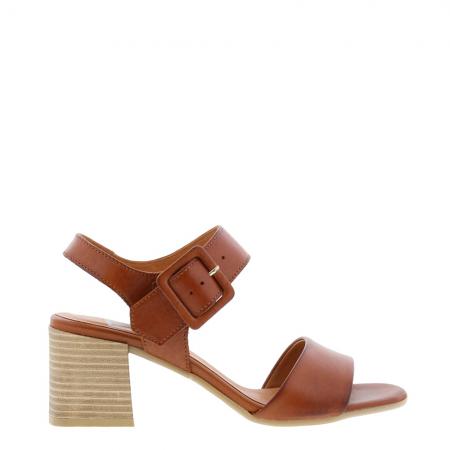 The Brief Introduction to Small Heel Leather Sandals