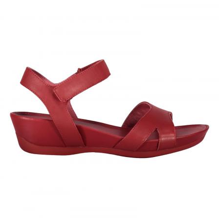 Red leather sandals Affordable prices