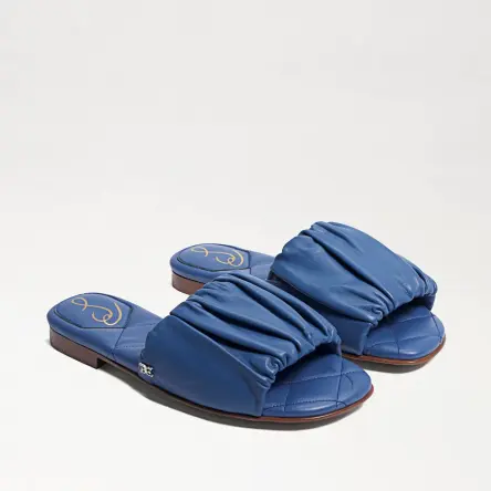 Blue Leather Sandals Wholesale Price