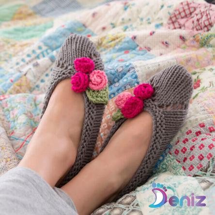 Home Knitted Slippers for Sale
