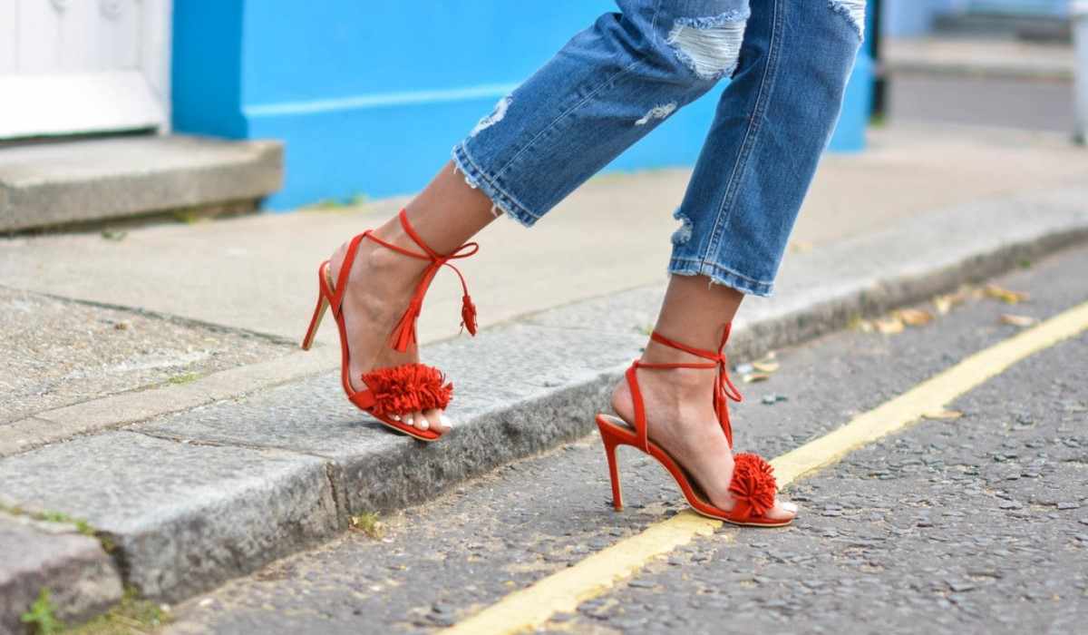 Buy red sandals heels + best price 