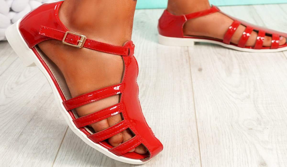  Buy red sandals heels + best price 
